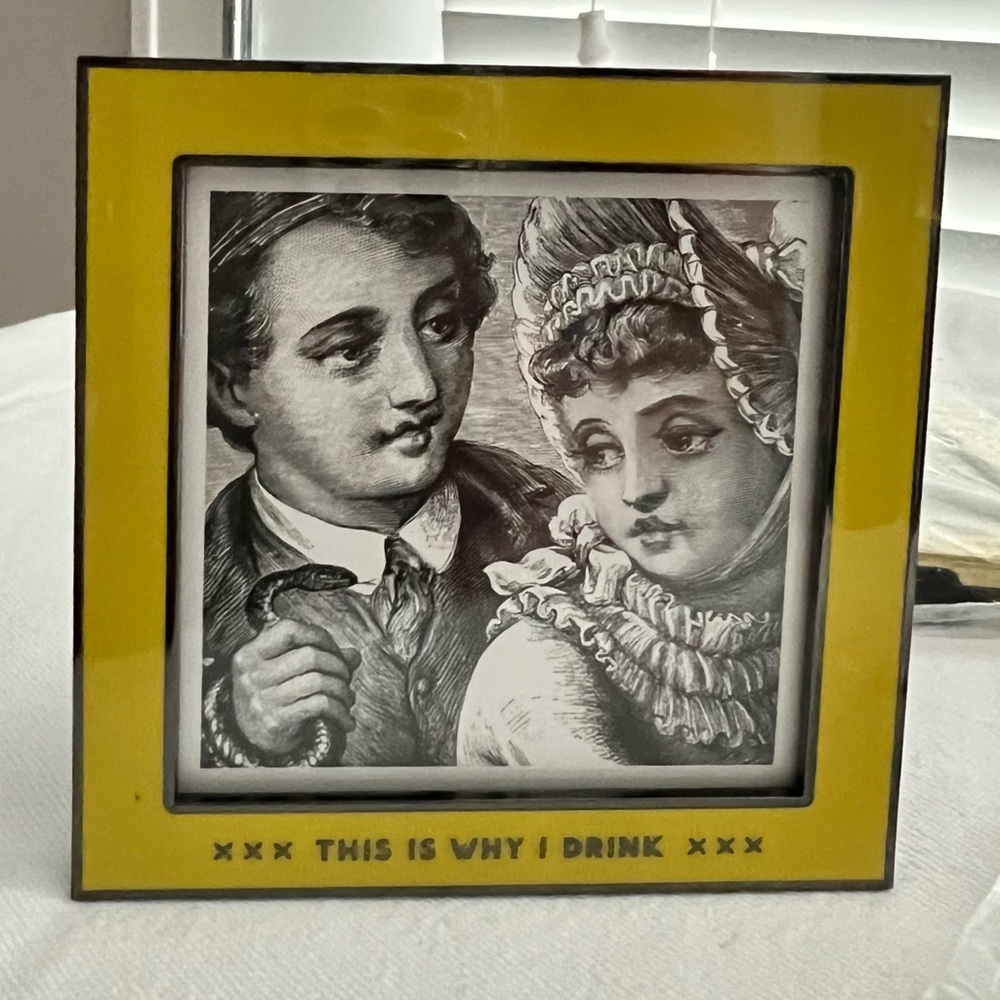 2 ‘Easy Tiger’ hilarious picture frames- adjustable to add your own picture!